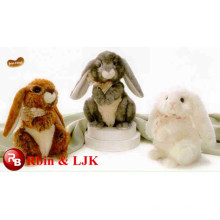 OEM soft ICTI plush toy factory long legs rabbit plush toy